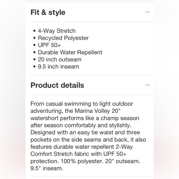 Men's 9" Speedo Marina Swim Shorts - Black UPF 50+, Mesh Liner, Zippered Pocket - Picture 4 of 5